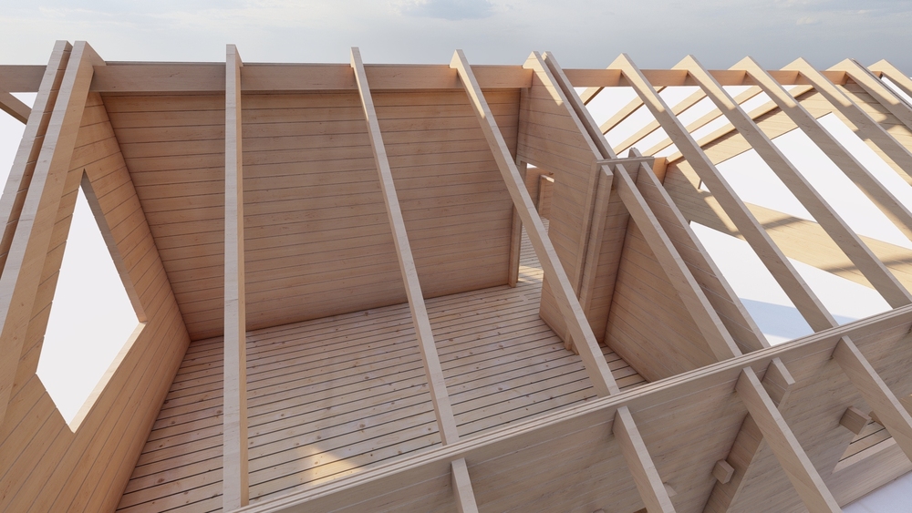 Konstrukcja drewniana budowli.