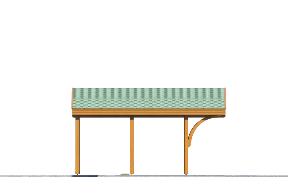 Drewniany stół z wikliny.