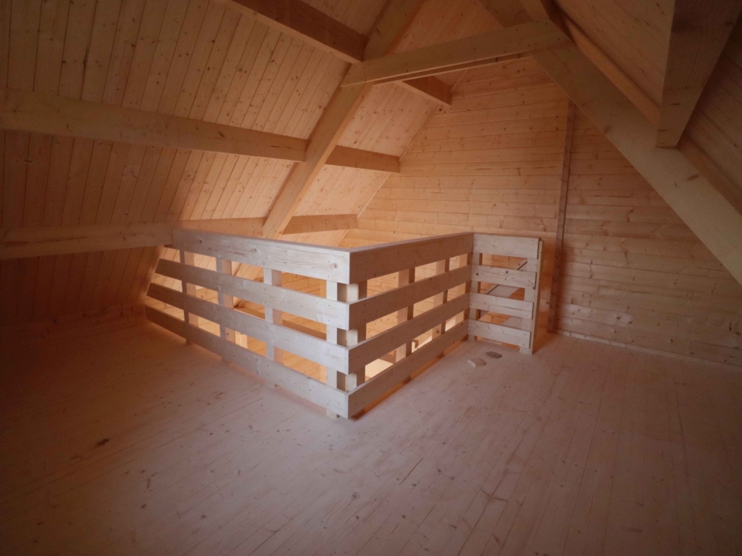 Drewniana konstrukcja.