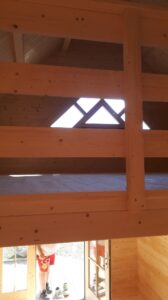 Drewniana struktura.